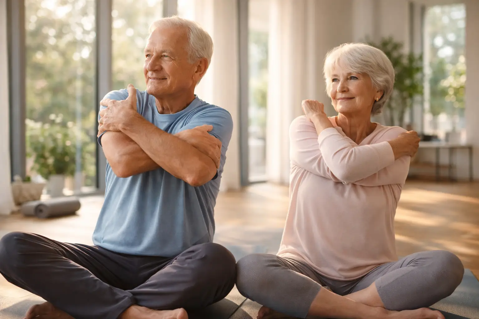 Aktive Senioren beim Sport