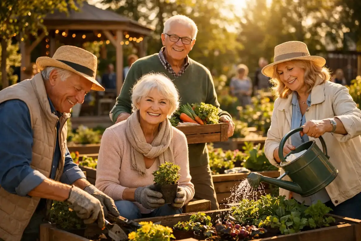 Aktive Senioren in der Gemeinschaft - Lebensfreude und Austausch